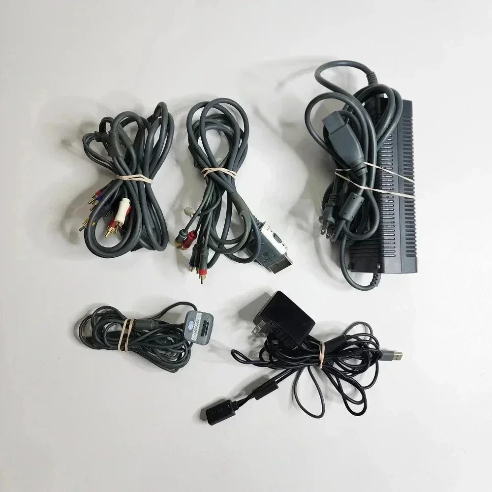 XBOX 360 Cable Bundle Power HD‎ AV Kinect Charge